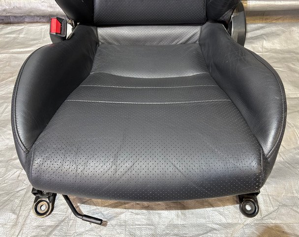 2000-2005 Honda S2000 OEM Black Leather Seats / Pair / HS009 - Image 5