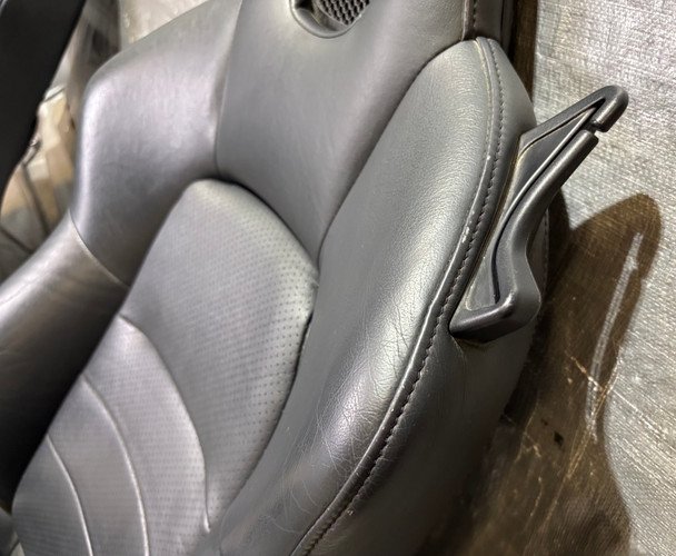 2000-2005 Honda S2000 OEM Black Leather Seats / Pair / HS009 - Image 8