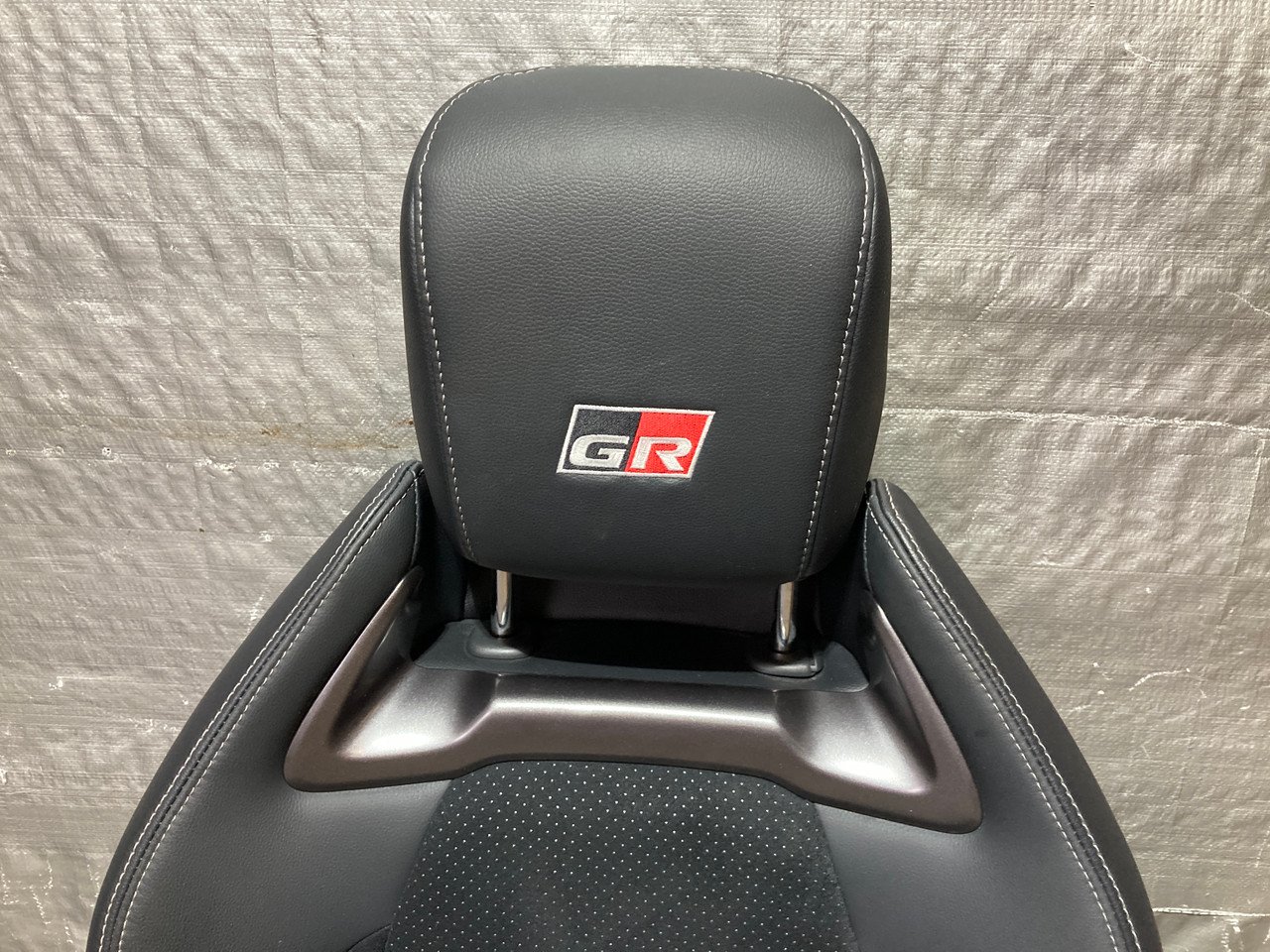 2023-2025 Toyota GR Corolla Premium Front Seats / Black Leather / Suede / Pair / GRC01 - Image 9