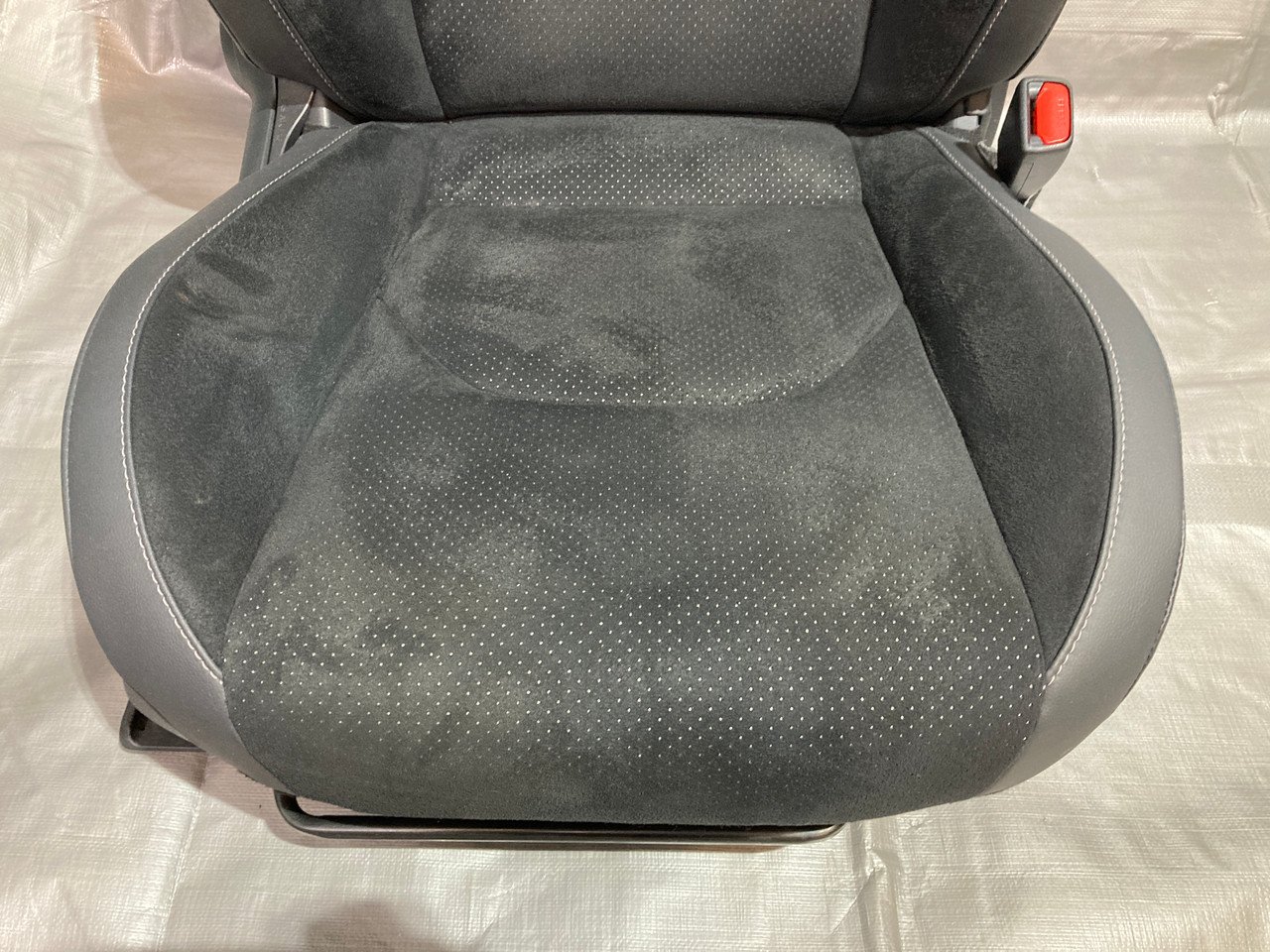 2023-2025 Toyota GR Corolla Premium Front Seats / Black Leather / Suede / Pair / GRC01 - Image 13