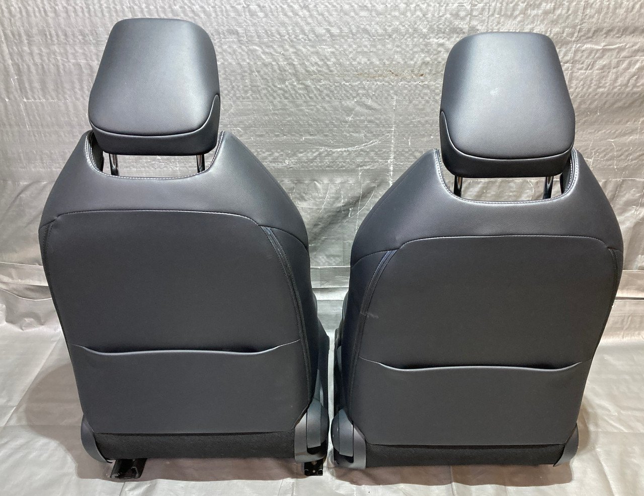 2023-2025 Toyota GR Corolla Premium Front Seats / Black Leather / Suede / Pair / GRC01 - Image 16