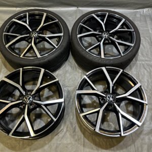 2022-2024 Volkswagen MK8 Golf R 19"Estoril Machined Wheels Rims / Set of 4 / *BENDS* / M8R01