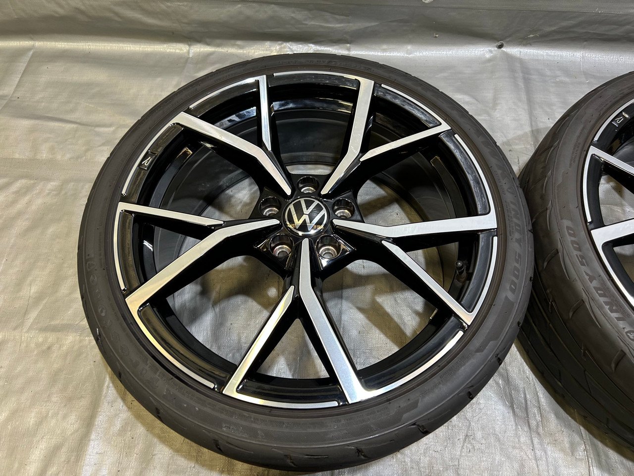 2022-2024 Volkswagen MK8 Golf R 19"Estoril Machined Wheels Rims / Set of 4 / *BENDS* / M8R01 - Image 5