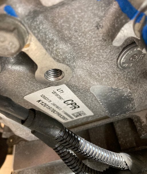 2016-2021 Chevrolet Camaro SS 6.2l LT1 Engine Long Block w/ 10L80 Automatic Transmission / 63K CM002 - Image 7