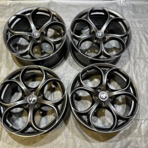 2017-2022 Alfa Romeo Giulia Ti Sport RWD Dark 19" Wheels Rims / Set of 4 / *Minor Bends* / AG006