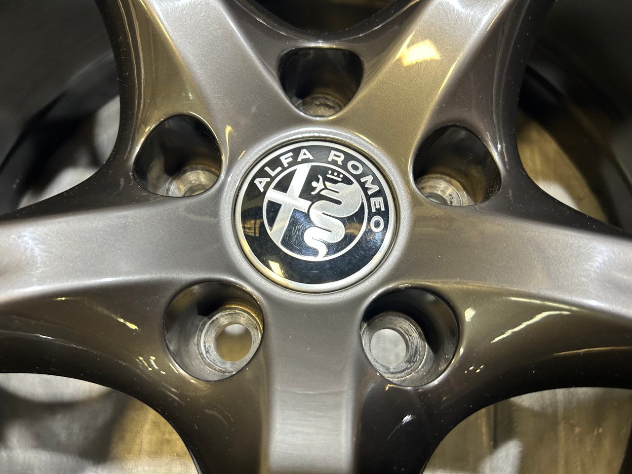 2017-2022 Alfa Romeo Giulia Ti Sport RWD Dark 19" Wheels Rims / Set of 4 / *Minor Bends* / AG006 - Image 8