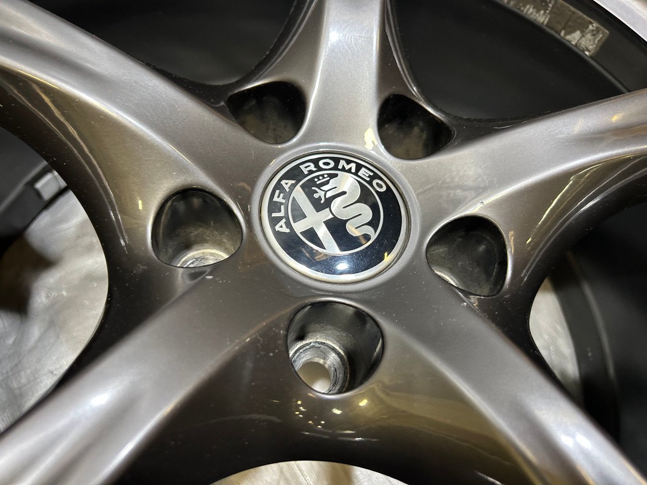 2017-2022 Alfa Romeo Giulia Ti Sport RWD Dark 19" Wheels Rims / Set of 4 / *Minor Bends* / AG006 - Image 10