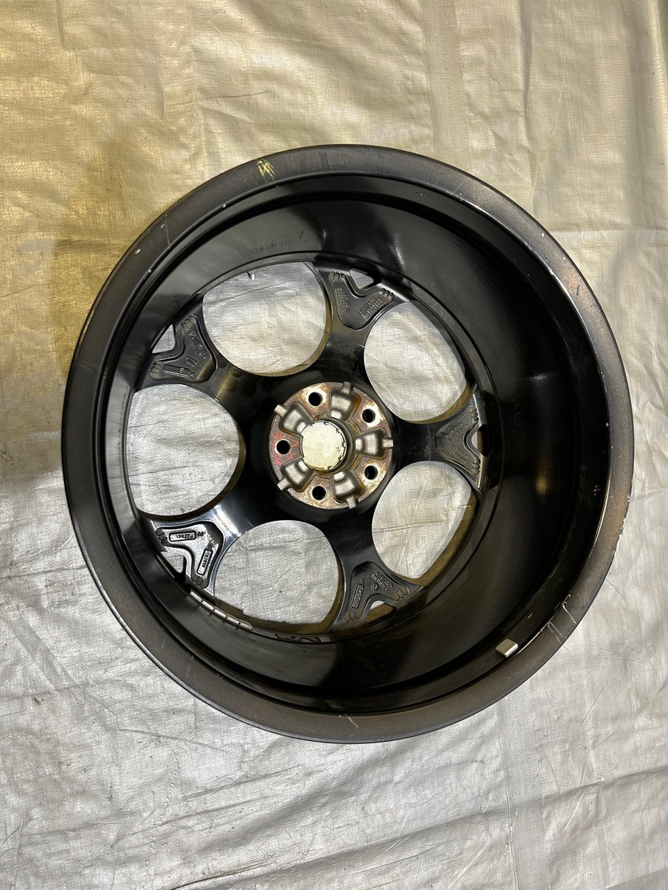 2017-2022 Alfa Romeo Giulia Ti Sport RWD Dark 19" Wheels Rims / Set of 4 / *Minor Bends* / AG006 - Image 24