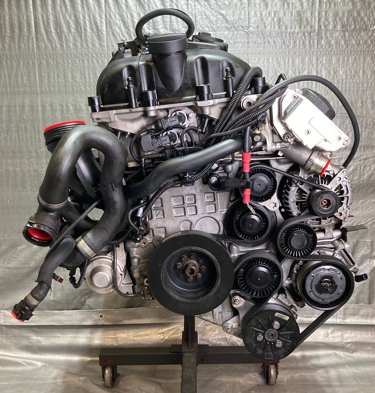2010-2011 BMW 135i N55B30A 3.0l Engine Long Block w/ Turbocharger / 124K B1012 - Image 3