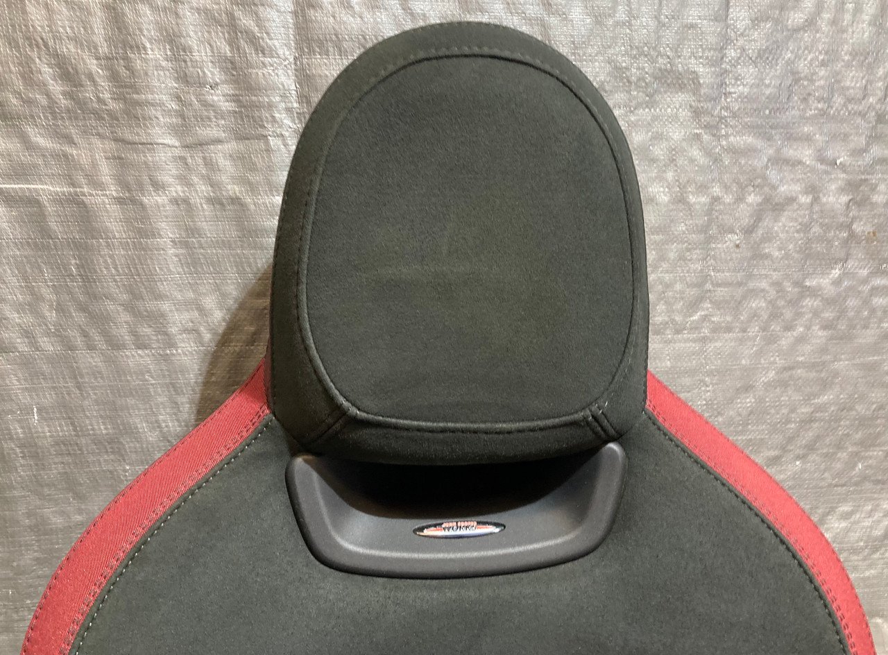 2016-2022 Mini Cooper F55 F56 Hatchback JCW Recaro Alcantara Front Sport Seats / Pair / R3012 - Image 8