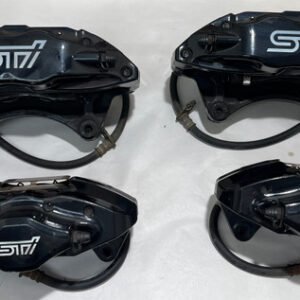 2008-2017 Subaru WRX STI Brembo Brake Calipers / Set of 4 / Black / 62K SS018