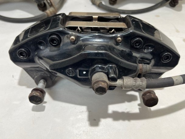 2008-2017 Subaru WRX STI Brembo Brake Calipers / Set of 4 / Black / 62K SS018 - Image 6