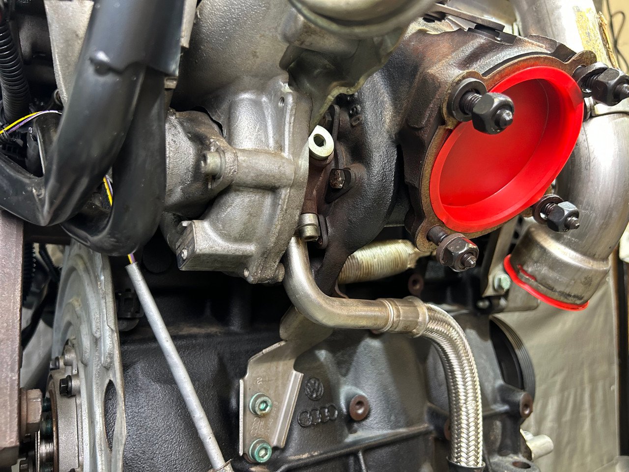 2002-2006 Audi TT 180hp 1.8l Engine Long Block w/ Turbocharger / AWP / 81K T1036 - Image 13