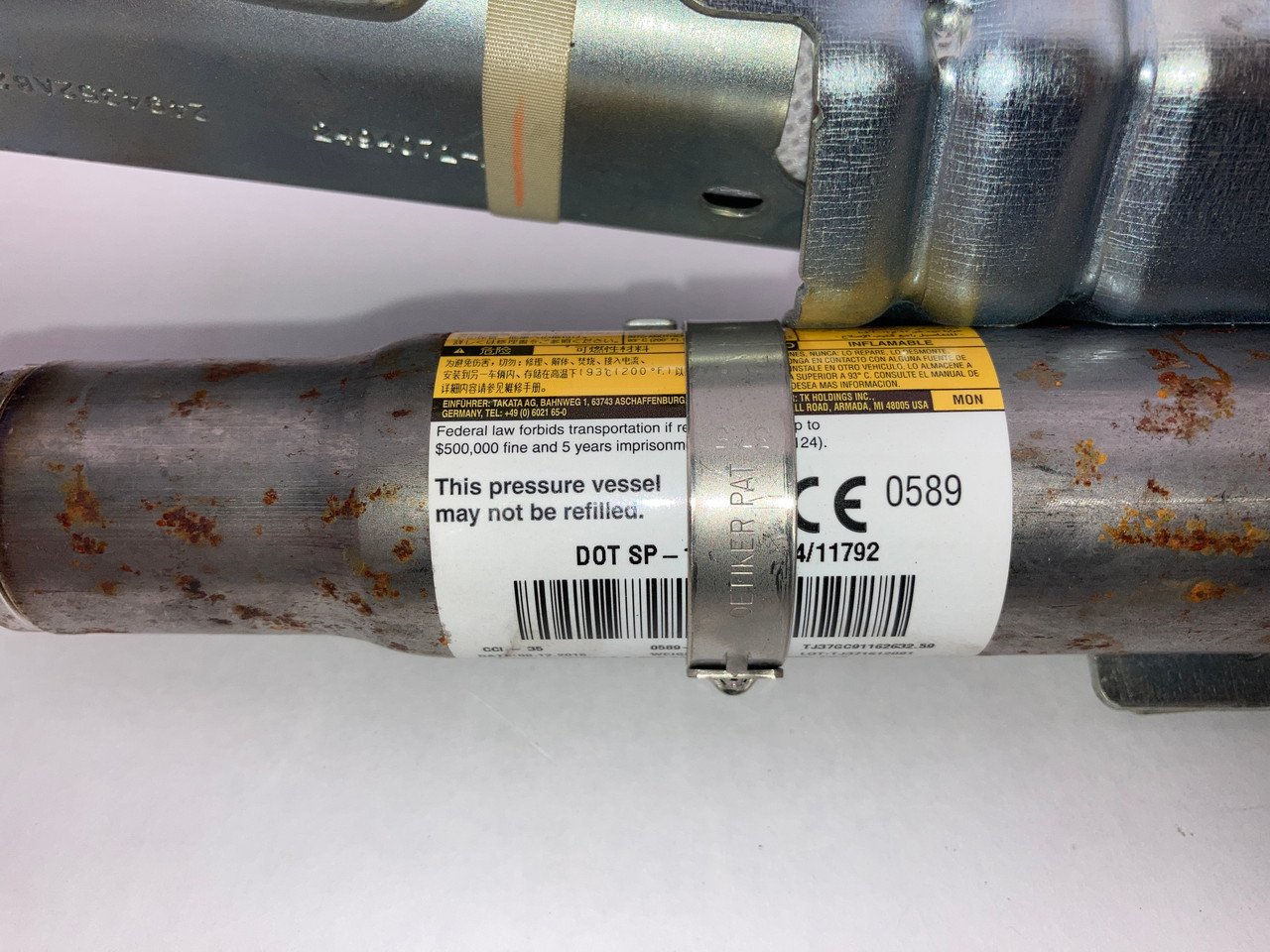 2016-2023 Toyota Tacoma AccessCab OEM Driver Side Curtain Air Bag / SRS / TC004 - Image 5