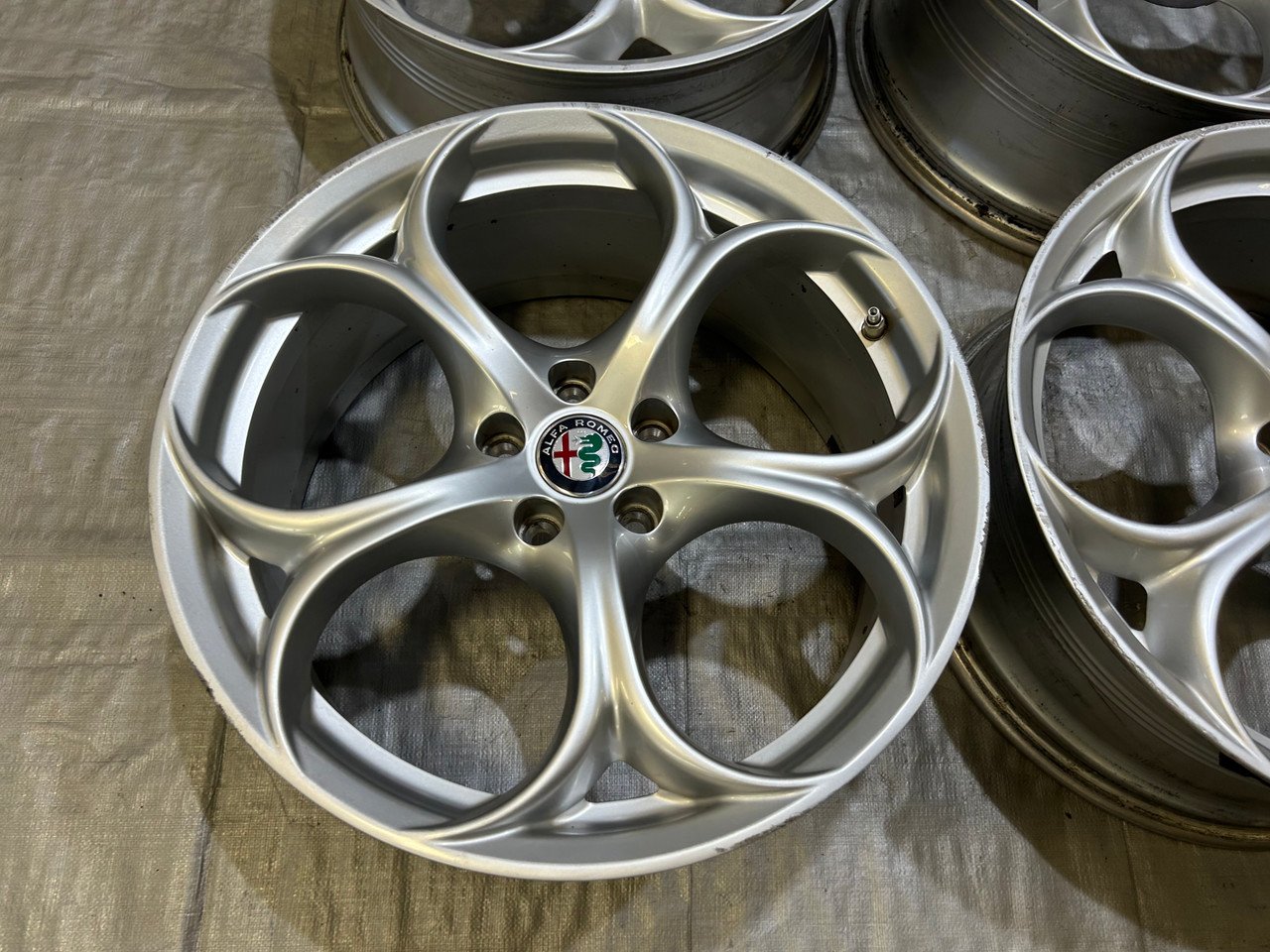 2017-2019 Alfa Romeo Giulia Ti Sport Q4 19" Wheels Rims / Set of 4 / *Minor Bends* / AG005 - Image 3