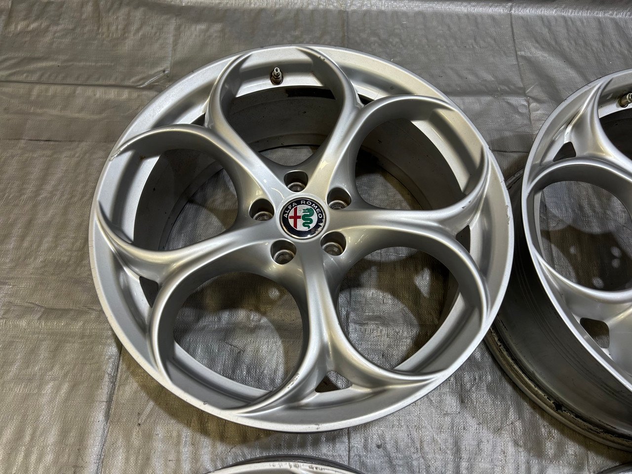 2017-2019 Alfa Romeo Giulia Ti Sport Q4 19" Wheels Rims / Set of 4 / *Minor Bends* / AG005 - Image 4