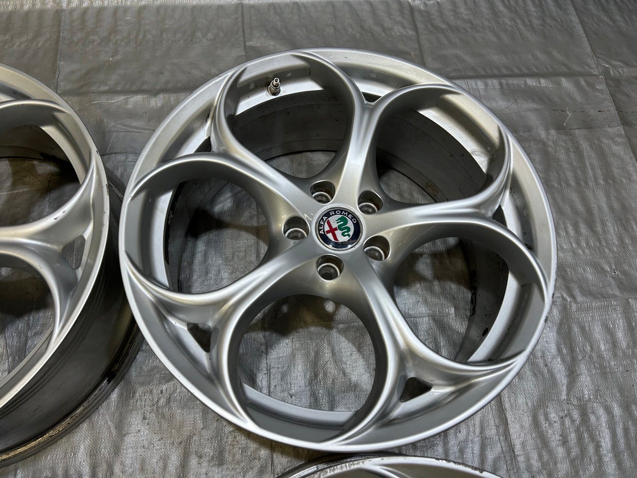 2017-2019 Alfa Romeo Giulia Ti Sport Q4 19" Wheels Rims / Set of 4 / *Minor Bends* / AG005 - Image 5