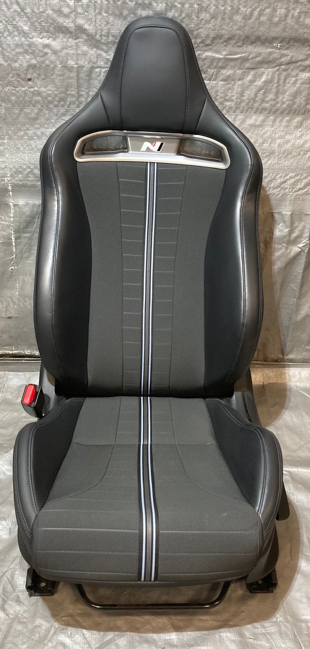 2019-2022 Hyundai Veloster N Light Sport Bucket Seats / Pair / Black Leatherette / HV010 - Image 2