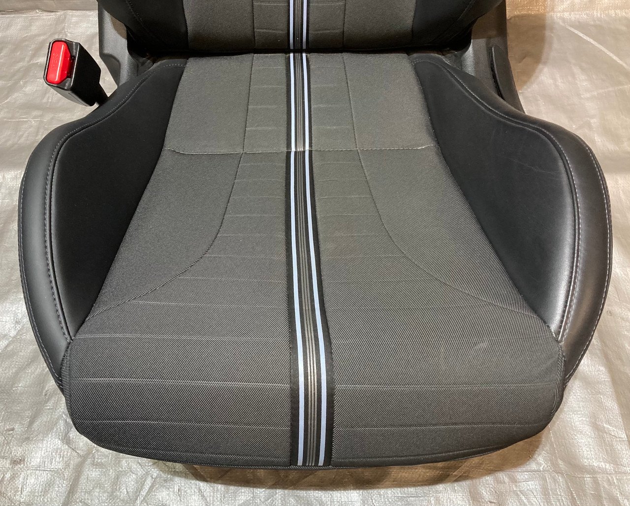 2019-2022 Hyundai Veloster N Light Sport Bucket Seats / Pair / Black Leatherette / HV010 - Image 9
