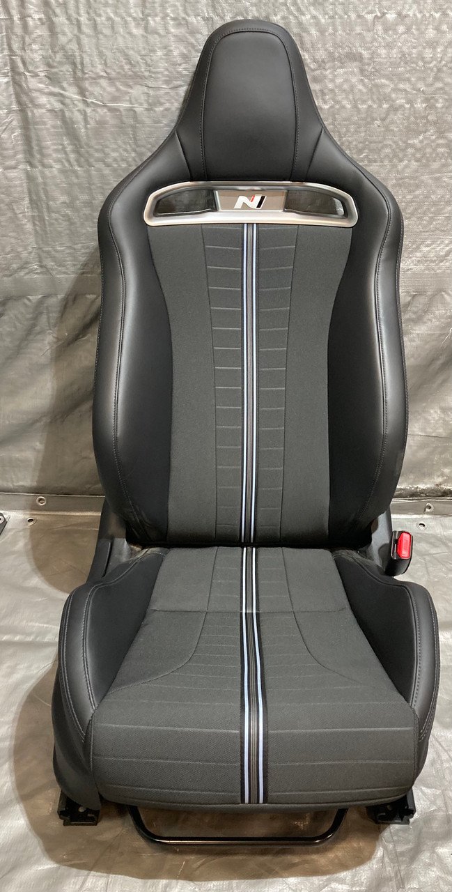 2019-2022 Hyundai Veloster N Light Sport Bucket Seats / Pair / Black Leatherette / HV010 - Image 16