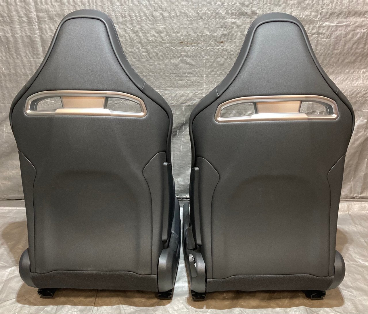 2019-2022 Hyundai Veloster N Light Sport Bucket Seats / Pair / Black Leatherette / HV010 - Image 23
