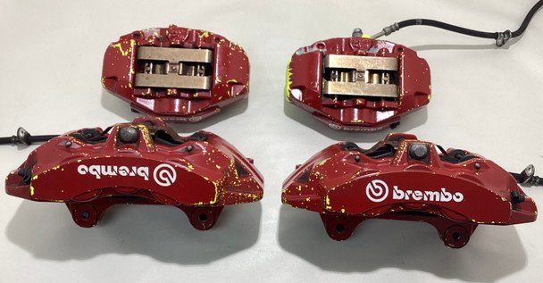 2018-2020 Subaru WRX STI 6 Piston Brembo Brake Calipers / Set of 4 / 69K SS017