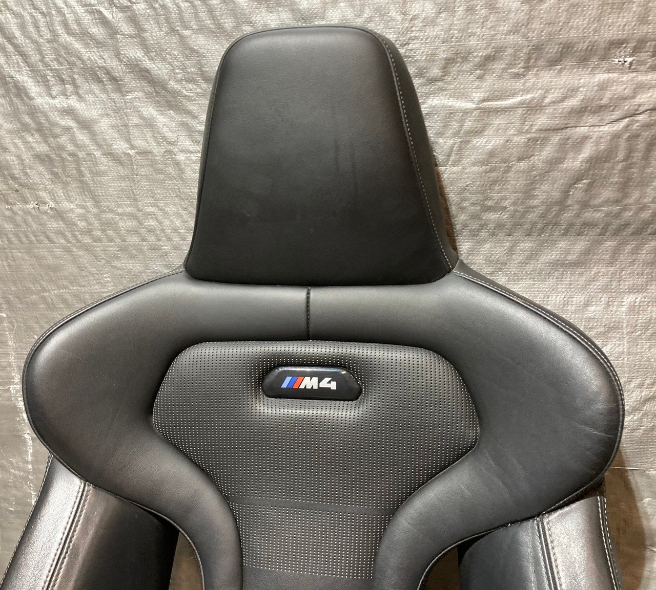 2015-2020 F82 BMW M4 Coupe Competition Package Black Merino Leather Front Seats / Heated / F8M04 - Image 13