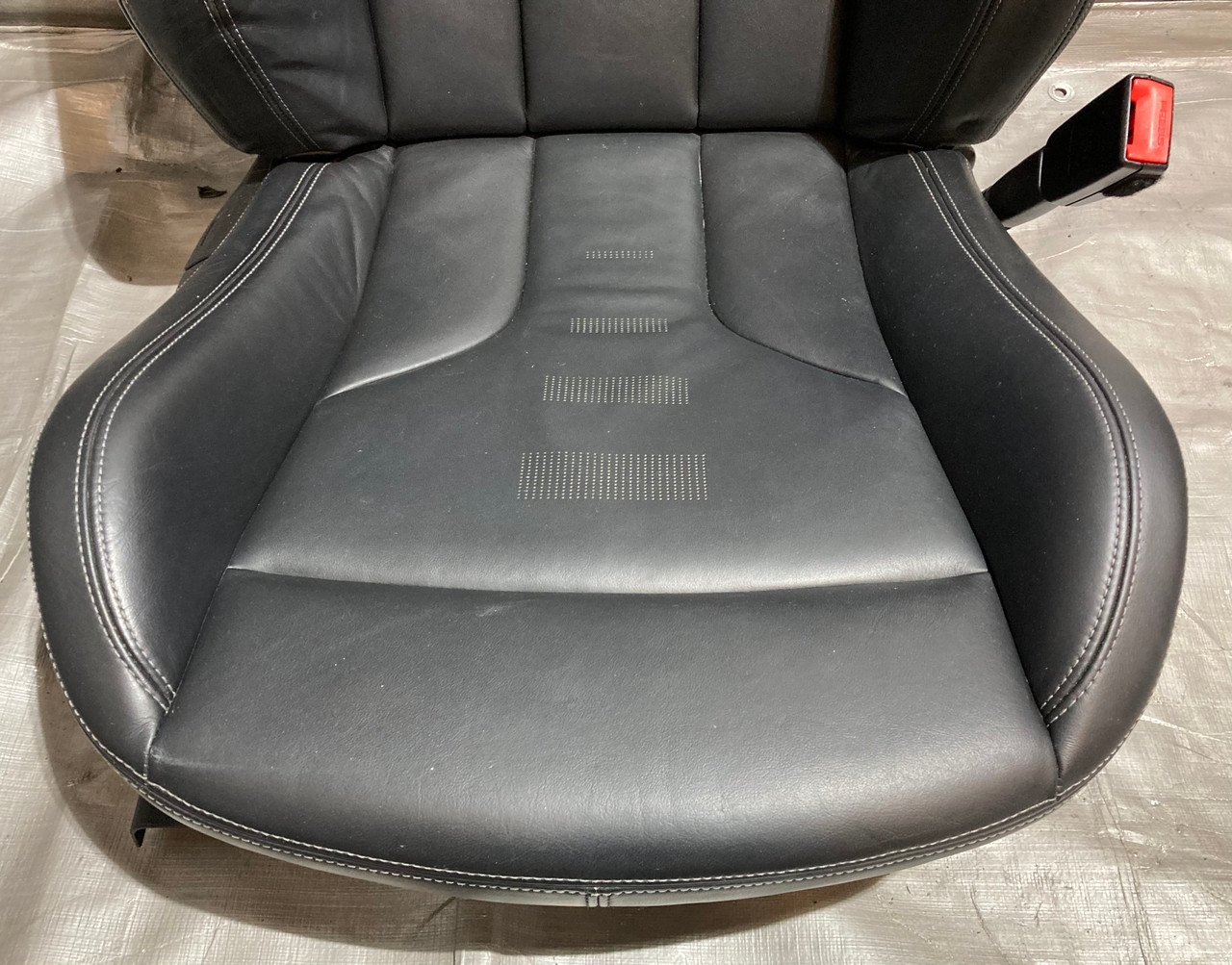 2015-2020 F82 BMW M4 Coupe Competition Package Black Merino Leather Front Seats / Heated / F8M04 - Image 9