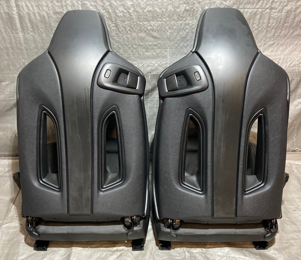 2015-2020 F82 BMW M4 Coupe Competition Package Black Merino Leather Front Seats / Heated / F8M04 - Image 16