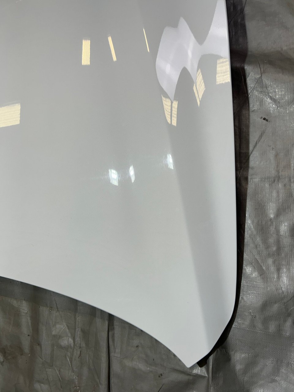 2017-2022 Alfa Romeo Giulia OEM Aluminum Hood Panel / Alfa White / AG005 - Image 3