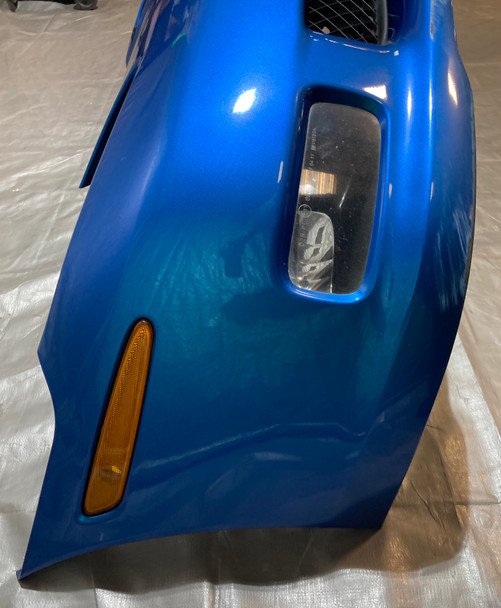 2006-2013 Chevrolet Corvette C6 Z06 Grand Sport Front Bumper Cover Fascia / Jet Stream Blue Metallic C6018 - Image 8