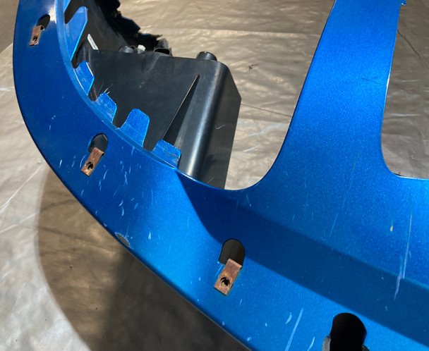 2006-2013 Chevrolet Corvette C6 Z06 Grand Sport Front Bumper Cover Fascia / Jet Stream Blue Metallic C6018 - Image 5