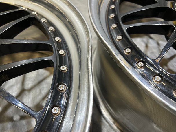 *DAMAGED* Set of 3 19" HRE 540 Series 3 Piece Wheels Rims / 5x100 / FB050 - Image 9