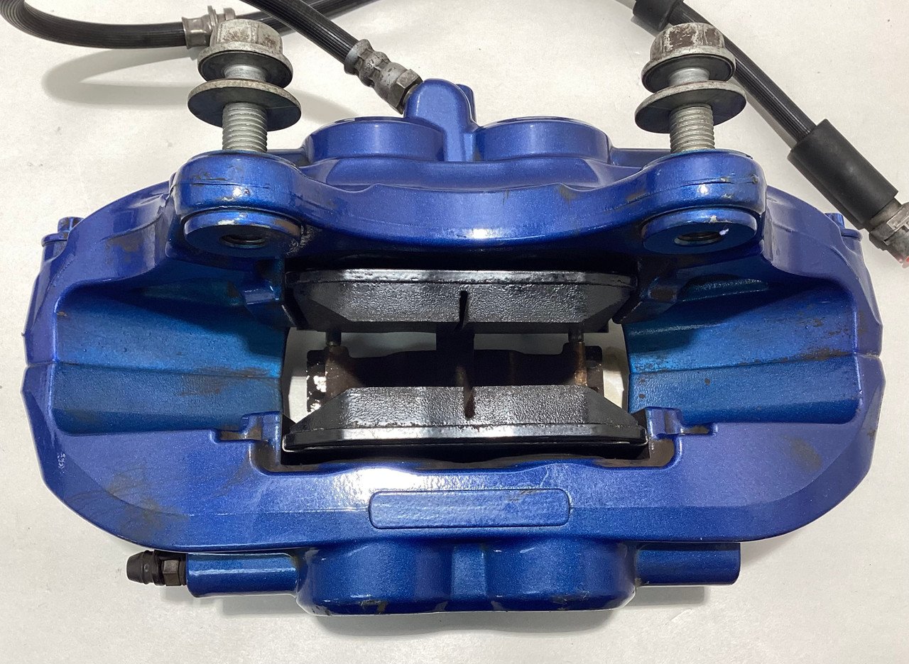 2015-2020 F80 F82 F83 BMW M3 M4 OEM Brembo Brake Calipers / Set of 4 / Blue / F8M06 - Image 7