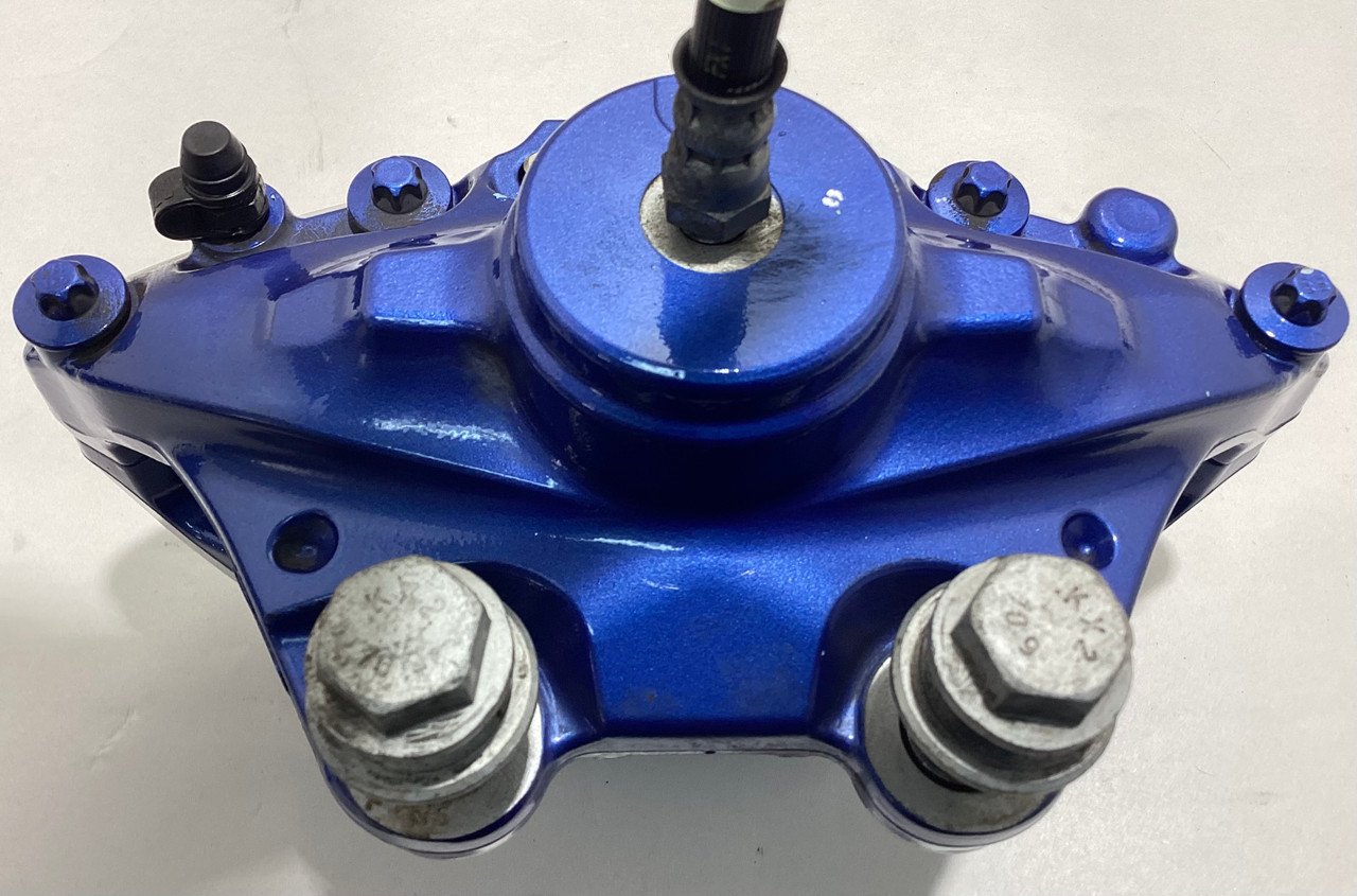 2015-2020 F80 F82 F83 BMW M3 M4 OEM Brembo Brake Calipers / Set of 4 / Blue / F8M06 - Image 13