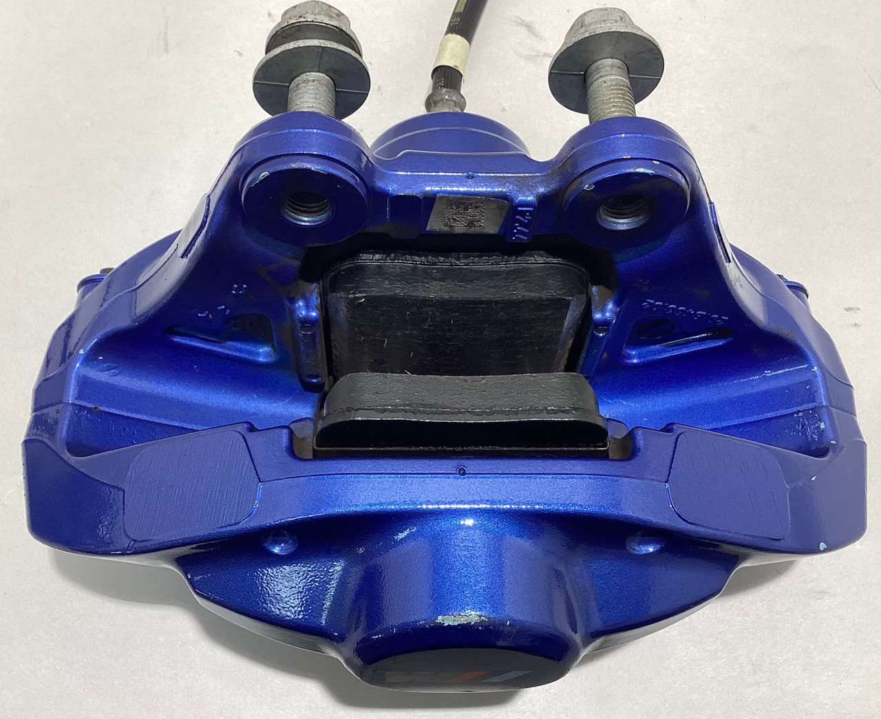 2015-2020 F80 F82 F83 BMW M3 M4 OEM Brembo Brake Calipers / Set of 4 / Blue / F8M06 - Image 12