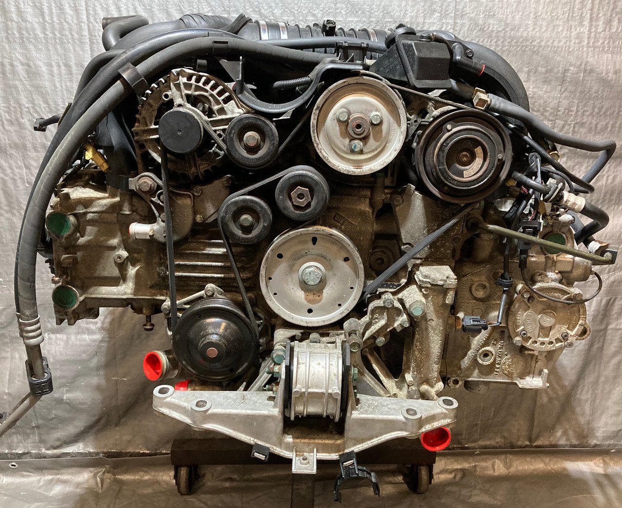 2000-2002 Porsche 986 Boxster S 3.2l Engine Long Block / M96.21 / 97K BX063 - Image 3