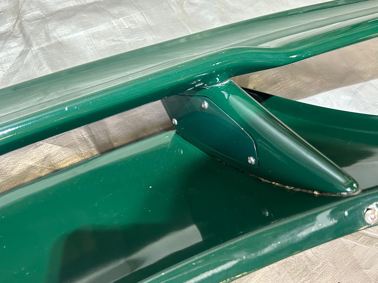 2005-2011 Lotus Elise GUT V2 Rear Spoiler Wing / USED / British Racing Green LEL02 - Image 11