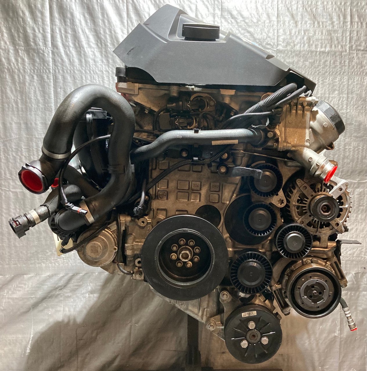 *DAMAGED* 2011-2013 BMW 135i N55B30A 3.0l Engine Long Block w/ Turbocharger / 78K B1011 - Image 2