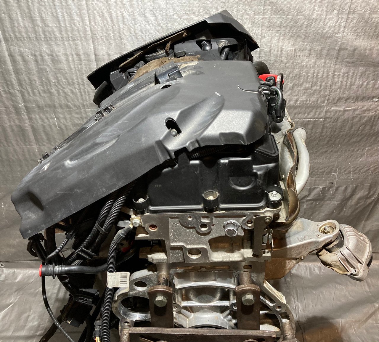 *DAMAGED* 2011-2013 BMW 135i N55B30A 3.0l Engine Long Block w/ Turbocharger / 78K B1011 - Image 17