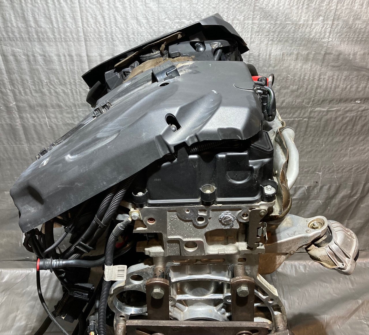 *DAMAGED* 2011-2013 BMW 135i N55B30A 3.0l Engine Long Block w/ Turbocharger / 78K B1011 - Image 16