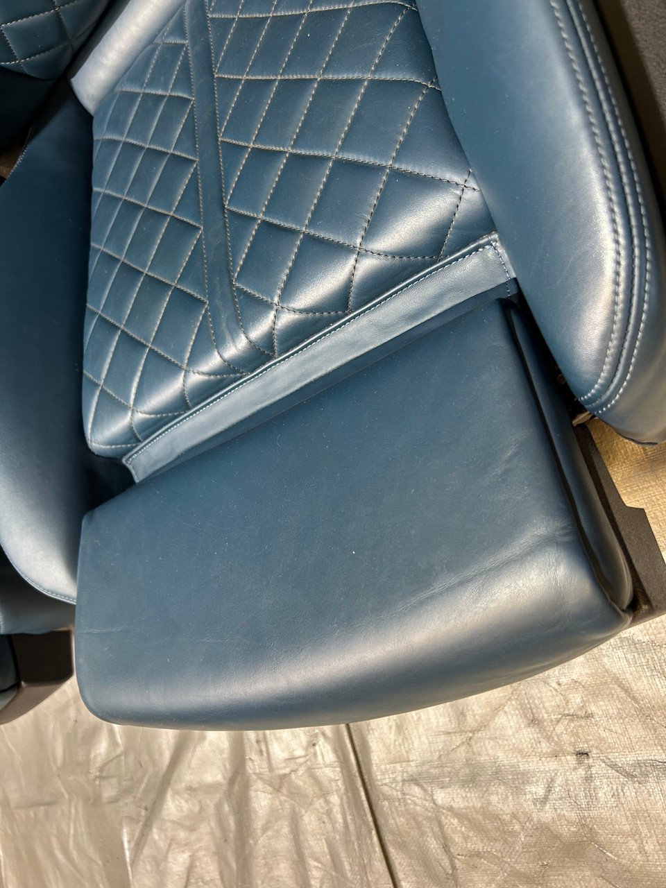 2016-2020 Audi TT Quattro Convertible Admiral Blue Nappa Leather Sports Seats / Pair / T3003 - Image 32