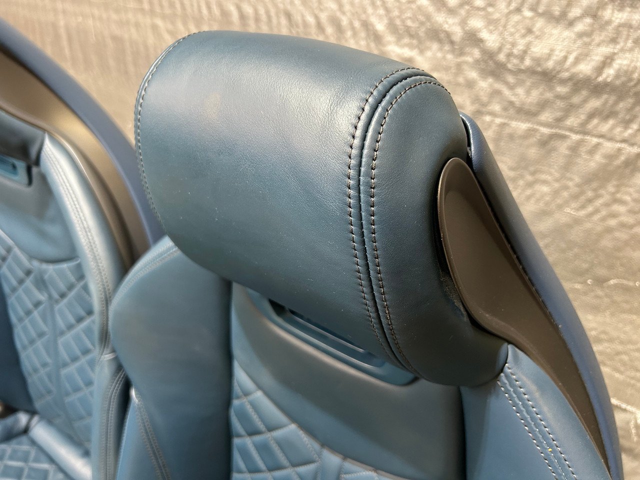 2016-2020 Audi TT Quattro Convertible Admiral Blue Nappa Leather Sports Seats / Pair / T3003 - Image 27