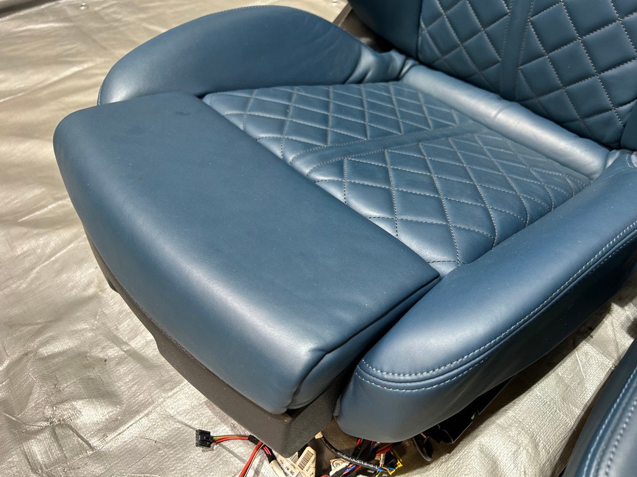 2016-2020 Audi TT Quattro Convertible Admiral Blue Nappa Leather Sports Seats / Pair / T3003 - Image 20