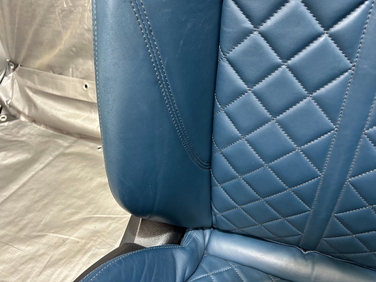 2016-2020 Audi TT Quattro Convertible Admiral Blue Nappa Leather Sports Seats / Pair / T3003 - Image 16