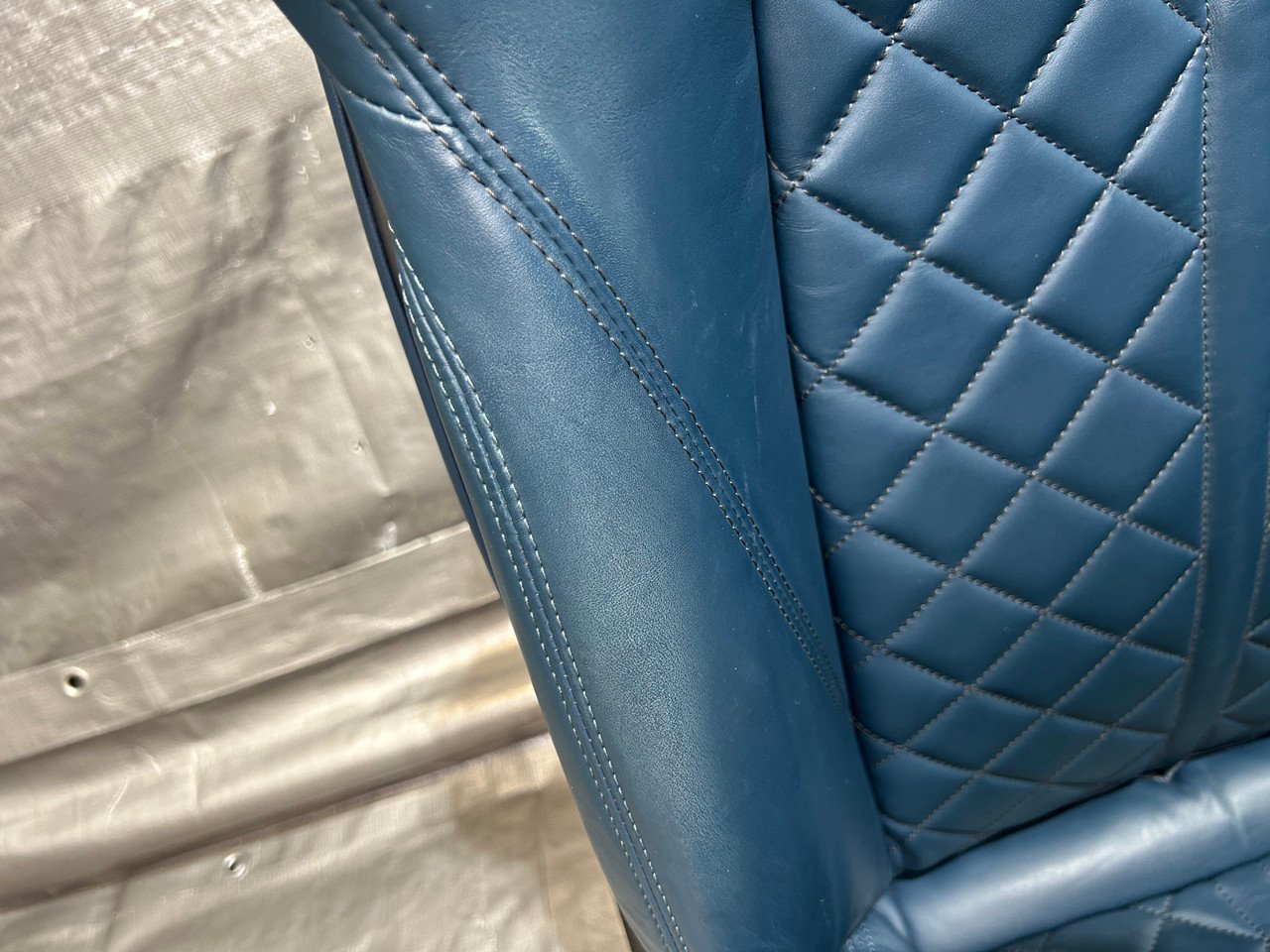 2016-2020 Audi TT Quattro Convertible Admiral Blue Nappa Leather Sports Seats / Pair / T3003 - Image 15