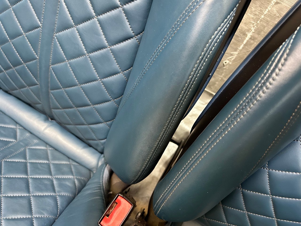 2016-2020 Audi TT Quattro Convertible Admiral Blue Nappa Leather Sports Seats / Pair / T3003 - Image 11