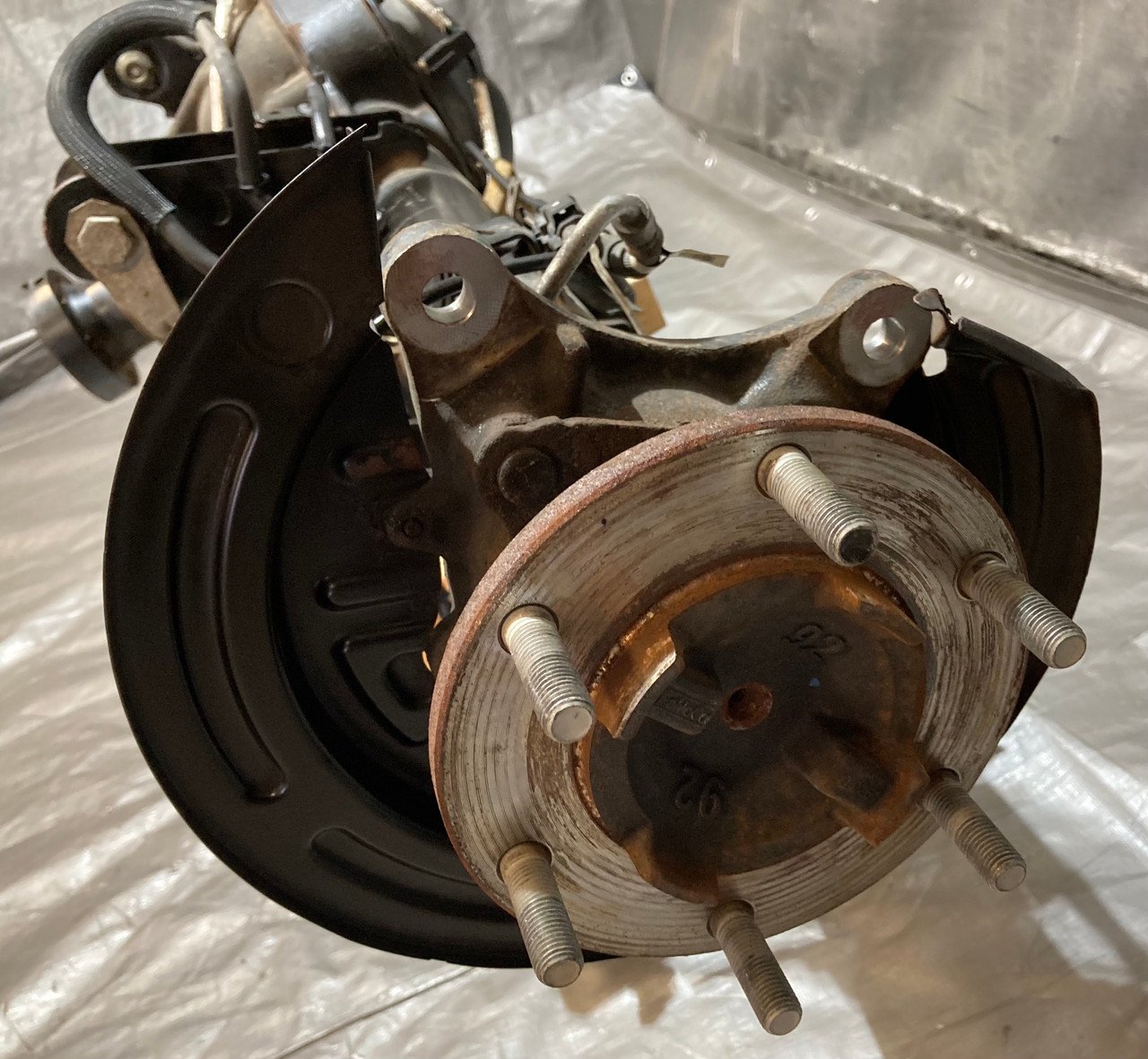 2021-2024 Ford Bronco Rear Axle Assembly / 3.73 / Automatic / ACF *DAMAGE* / 33K BR003 - Image 5