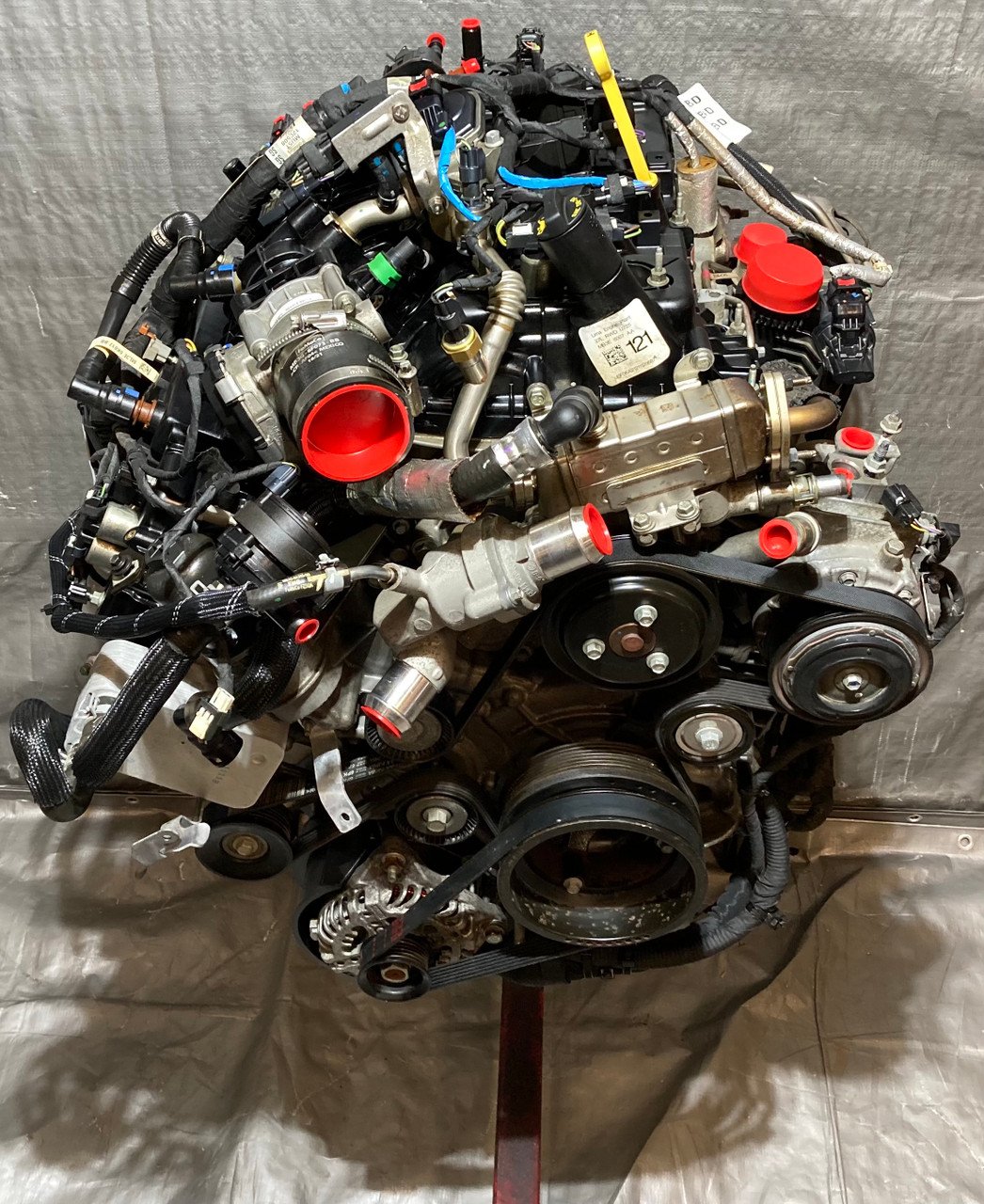 2021-2022 Ford Bronco 2.7l V6 Engine Long Block w/ Turbochargers / 33K BR003