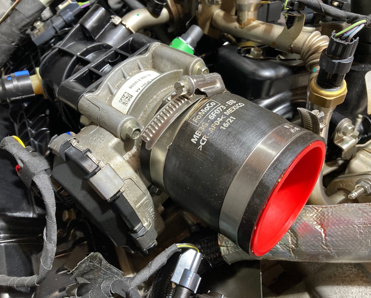 2021-2022 Ford Bronco 2.7l V6 Engine Long Block w/ Turbochargers / 33K BR003 - Image 12